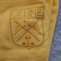 CELINE　セリーヌ　ヴィンテージポロシャツ　半袖　橙色　XL 　フランス製_画像8