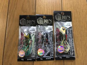 【新品】3個セット 魚子ラバ ルーディーズ RUDIE'S ミドキン ギラギラ グロー 5 7 10 15 20 検索）メバル アジング