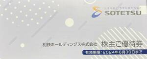 相鉄　株主ご優待１冊　2024年6月30日迄有効　送料込み