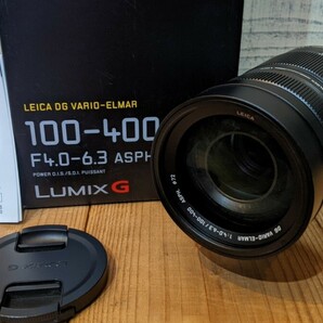 美品 Panasonic パナソニック LUMIX G 100-400mm f4.0-6.3 ASPH H-RS100400 LEICA DG VALIO-ELMARの画像2