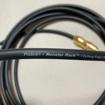 モンスターケーブル M ROCK-12 3.6m 音出し確認済み シールド MONSTER CABLE ギター_画像3