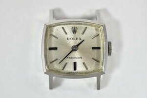[ free shipping ]ROLEX Rolex Precision Vintage lady's wristwatch hand winding square Cal.1400