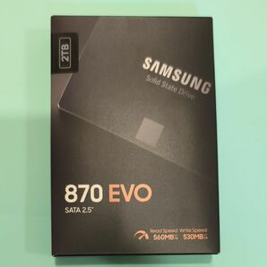 Samsung 870 EVO 2TB SATA 2.5インチ 内蔵 SSD MZ-77E2T0B/EC 国内正規保証品 サムスン