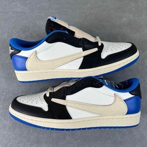 NIKE JORDAN1 トラヴィス Travisscott トラフグ スニーカー エア ジョーダン 1 LOW Travis Scott x Fragmentの画像1