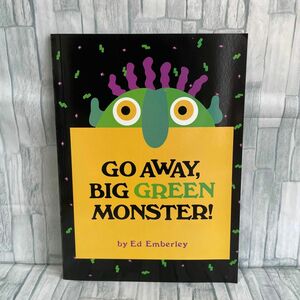 大人気　英語絵本　Go away Big GREEN monster 子供 洋書