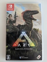 新品同様　ニンテンドースイッチ　ソフトパッケージ版　 Nintendo Switch アーク サバイバル エボルブド ARK Survival EVOLVED_画像1