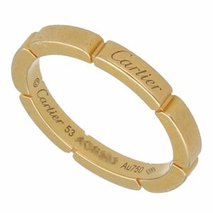 【中古】 Cartier カルティエ マイヨン パンテール ウェディング リング 53 B4079953 K18YG 指輪 22020252 RS