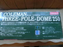 Coleman コールマン 3～4人用 ドーム テント THREE-POLE-DOME 250×250×H165㎝　未開封品_画像4