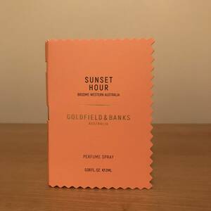 Goldfield & Banks サンセットアワー 2ml ブランド正規サンプル Sunset Hour