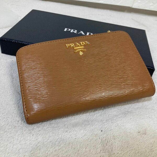 美品　PRADA プラダ　折り財布　コインケース 財布