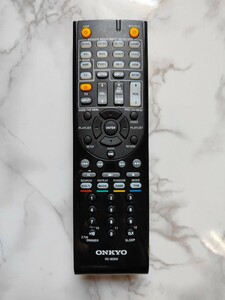 【美品】ONKYO/オンキョー リモコン RC-805M AVアンプ TX-NA609用