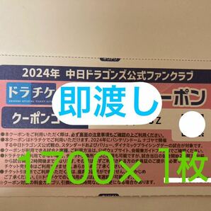 【即渡し◎】1700円×１枚 ドラチケ クーポン 中日ドラゴンズ チケット バンテリンドームの画像1