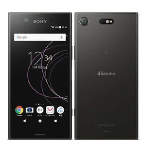 バッテリー80％以上 SO-02K Xperia XZ1 Compact ブラック 中古 SIMフリー SIMロック解除済