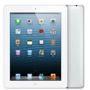 良品 iPad4 16GB ホワイト A1459 Wi-Fi+Cellular 9.7インチ 第4世代 2012年 SoftBank 本体 中古