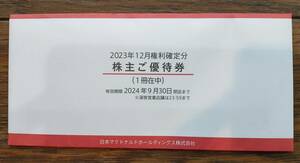 マクドナルド　株主優待券６枚綴り1冊　最新