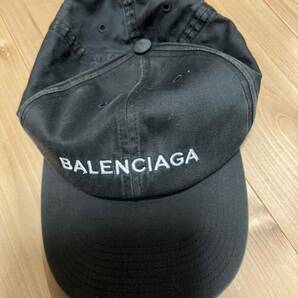 BALENCIAGA Parisキャップ 帽子 黒 サイズ記号Ｌ58の画像1