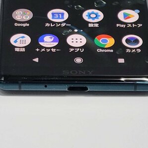  ★【39531WM】 完動品 SoftBank 801SO SONY Xperia XZ3 フォレストグリーン SIMロック解除済 1円 ! 1スタ !の画像2