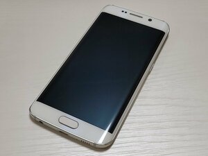 　★【39736WM】 ジャンク au SCV31 SAMSUNG GALAXY S6 edge ホワイトパール 1円 ! 1スタ !