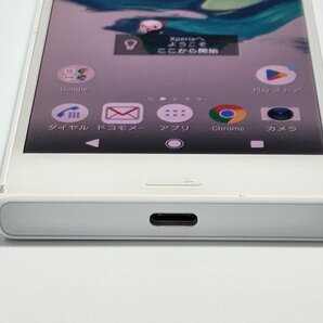  ★【40100WM】 ジャンク docomo SO-02J SONY Xperia X Compact ホワイト SIMロック解除済 1円 ! 1スタ !の画像2