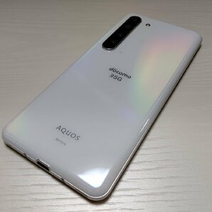  ★【39936WM】 ジャンク docomo SH-51A SHARP AQUOS R5G オーロラホワイト SIMロック解除済 1円 ! 1スタ !の画像2