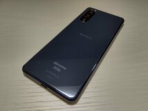 　★【39996WM】 ジャンクちょい美品 docomo SO-52A SONY Xperia 5 II ブルー SIMロック解除済 1円 ! 1スタ !_画像2