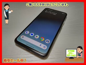 　★【40253WM】 ジャンク Google Pixel 4a ジャストブラック 128GB 国内版SIMフリー 1円 ! 1スタ !