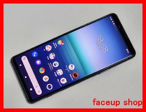 　★【39550WM】 完動品 au SOG02 SONY Xperia 5 II ブルー SIMロック解除済 1円 ! 1スタ !