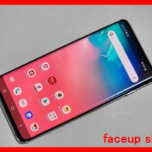  ★【39814WM】 ちょい美品 docomo SC-03L SAMSUNG Galaxy S10 プリズムホワイト SIMロック解除済 1円 ! 1スタ !の画像1