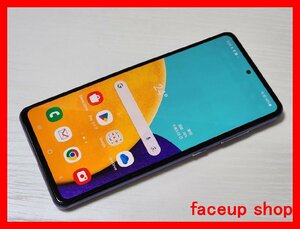 　★【40206WM】 ジャンク docomo SC-53B SAMSUNG Galaxy A52 5G オーサムバイオレット SIMロック解除済 1円 ! 1スタ !