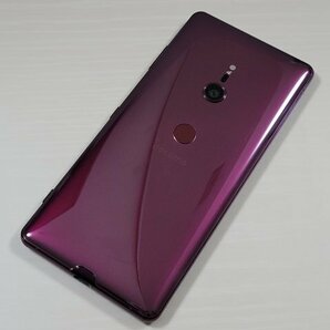  ★【39714WM】 完動品 docomo SO-01L SONY Xperia XZ3 ボルドーレッド SIMロック解除済 1円 ! 1スタ !の画像2