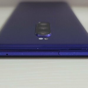  ★【40076WM】 完動品 au SOV40 SONY Xperia 1 パープル SIMロック解除済 1円 ! 1スタ！の画像5