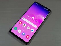 　★【40074WM】 完動品 docomo SC-03L SAMSUNG Galaxy S10 プリズムブラック SIMロック解除済 1円 ! 1スタ !_画像1