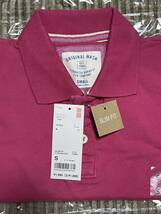 UNIQLO ユニクロ　サーフ　ポロシャツ　メンズ　半袖　ピンク_画像1