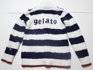 ■0407■gelato pique HOMME ジェラートピケ サガラ2BD ショールカーディガン M●