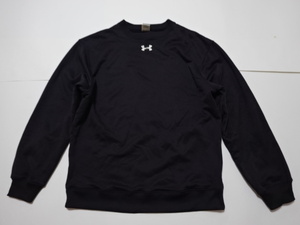 ■0417■UNDER ARMOUR アンダーアーマー トレーナー MD 黒●