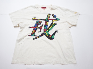 ■0429■YAMANE ヤマネ EVISU エヴィス 半袖Tシャツ 40●