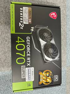 MSI GeForce RTX 4070 SUPER 12G VENTUS 2X OC グラフィックボード GEFORCERTX4070SUPE12GVE2