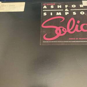 ◆ Ashford & Simpson - Solid (Club Mix) ◆12inch US盤 DISCOヒット!!