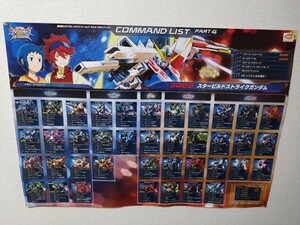  Gundam Extreme Versus 2 Cross boost A1 poster GUNDAM EXTREME VS2 X BOOST B