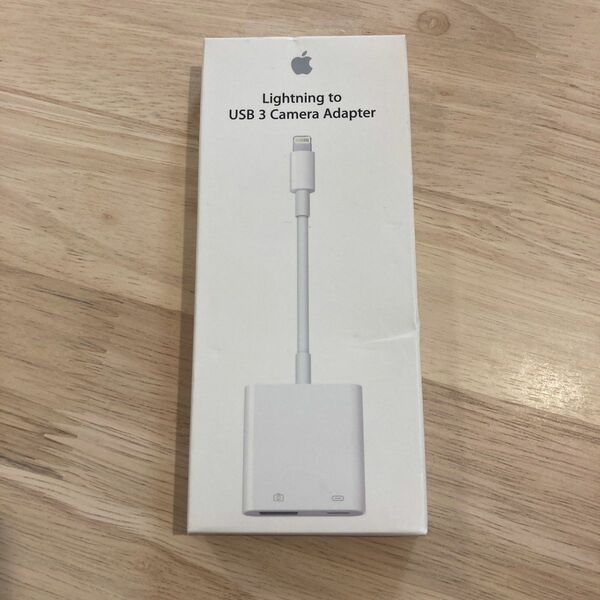 【Apple純正】Apple Lightning - USB 3カメラアダプタ