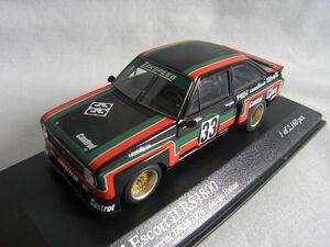 ミニチャンプス　1/43　『フォードエスコートII RS1800　ADACスーパースプリントDRM1976』