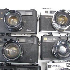 T-1417[同梱不可] Yashica コンパクトカメラ 6点 まとめセット レンジファインダー ELECTRO35 GSN GTN 他 ヤシカ フィルムカメラ ジャンクの画像2