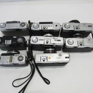 T-1504[同梱不可] Olympus コンパクトカメラ 8点 まとめセット レンジファインダー PEN EE-3 TRIP 他 オリンパス フィルムカメラ ジャンクの画像5