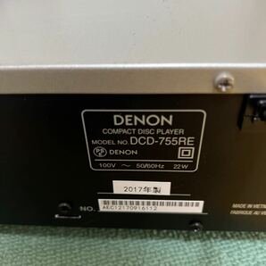 DENON デノン DCD-755RE CDプレーヤー 2017年製 オーディオ機器 通電確認済 現状品の画像8