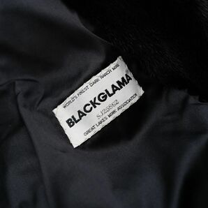 GP7304▲美品 アメリカ産 BLACKGLAMA/ブラックグラマ/carven furs ダークミンク ファーコート 裏地:シルク 最高級毛皮 MINK 定価800,000円の画像7