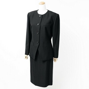 GP7794 Dior /Christian Dior* setup suit * no color jacket + tight skirt *4160FW04* size 9* black 