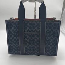 【1円スタート】コーチ　COACH coach メンズ　バッグ　レザー　トート　正規品　新品　未使用　スミス　シグネチャー　ブラック_画像2