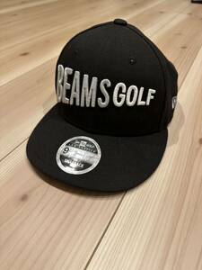 即完売モデル　BEAMS GOLF ビームスゴルフ　NEWERA ニューエラ 帽子 スナップバック 9FIFTY ゴルフ　ゴルフウェア　ロゴ　