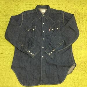 【made in USA】LVC/リーバイス7202-1018/shorthorndenimshirt/size48/1wash/極上品/555/