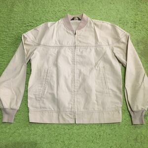 【made in USA】70's Americanclothing deadstock/Sears/outerwear/Drizzlerjacket/size TALL L/TALONbrasszipper/khaki/